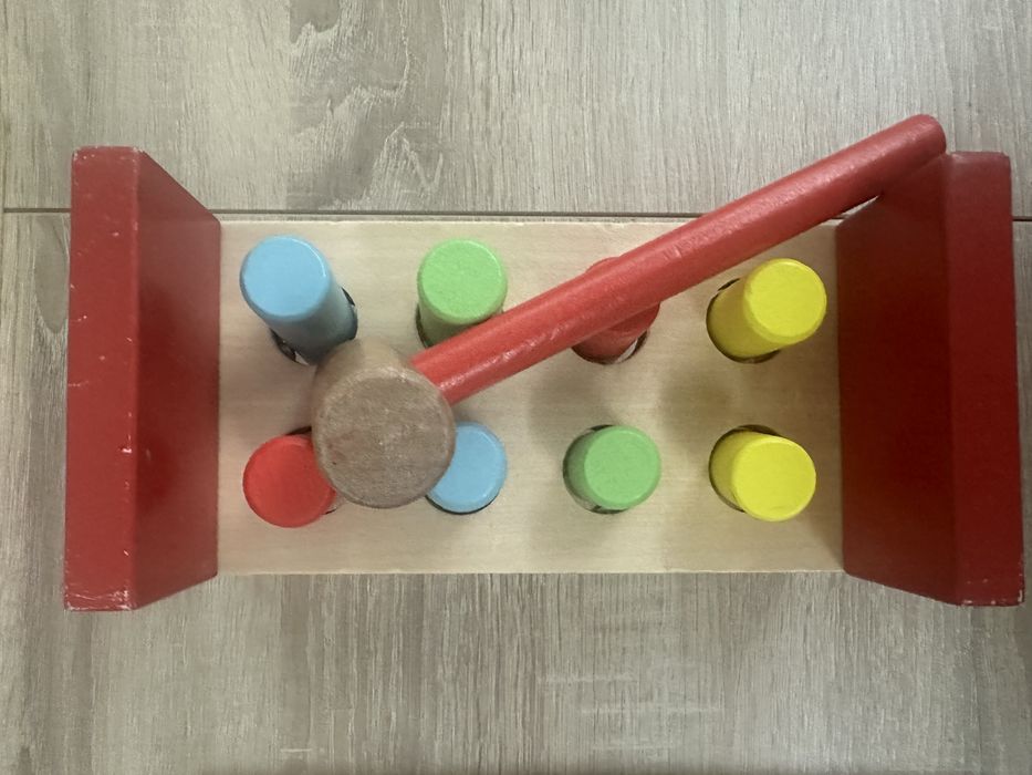 Лот дървени играчки