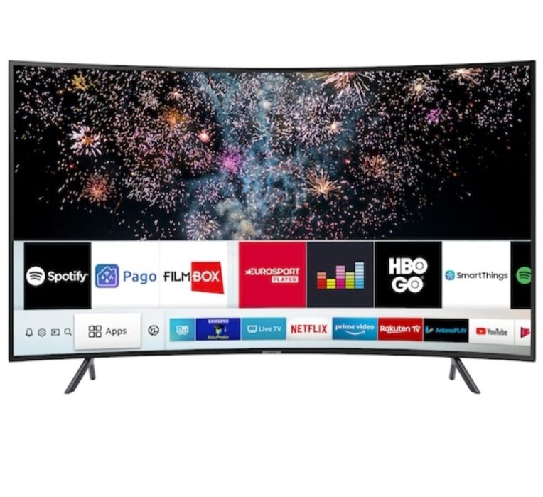 Televizor LED Curbat Smart Samsung 65", 163 cm 4K, Impecabil!