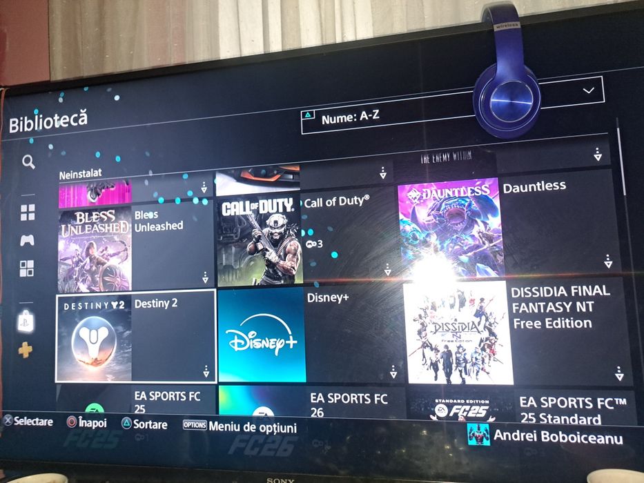 Dau la schimb ps4 pro cu jocuri,gta 5 ,rocket league,roblox,fortnite,red dead redemption 2,fifa 20,21,22 ,FC 24,25,26 ,goat simulator etc.