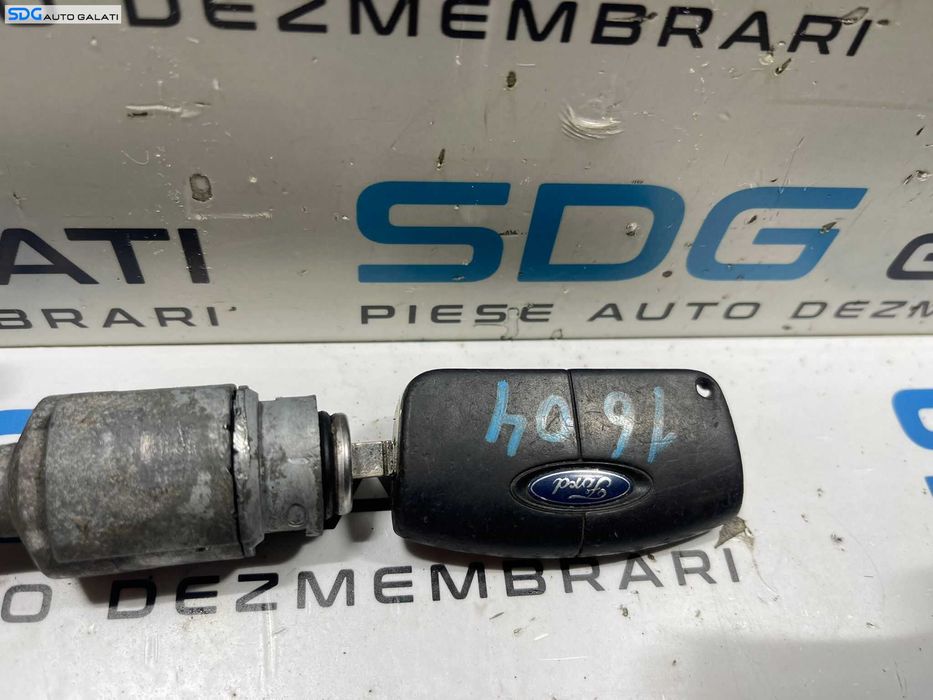Broasca Incuietoare pentru Capota Motor cu Tija Butuc si Lama Cheie Ford Focus 2 2004 - 2010 Cod 3M51-16700-AB [B3478]