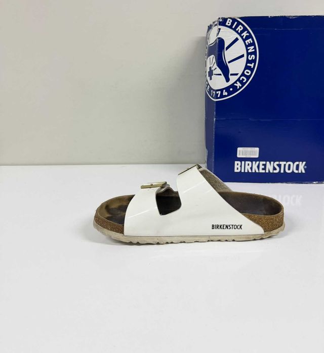 Birkenstock Arizona Patent White