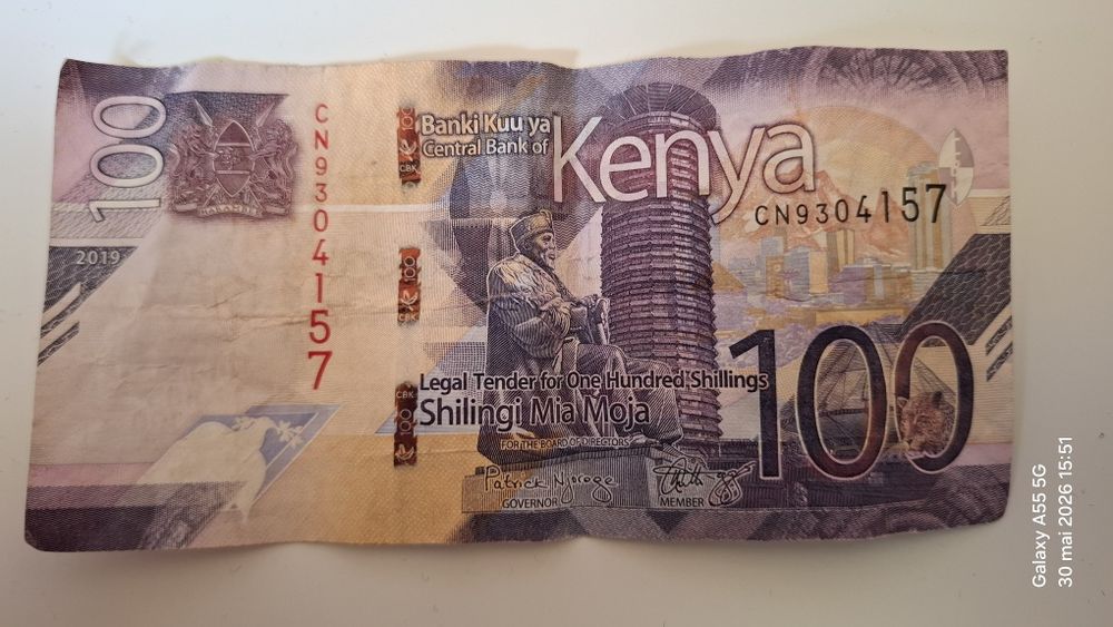 Bancnota de 100 silingi Kenia