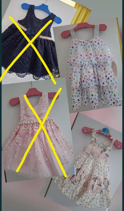 Нови роклички за бебта/деца от 12 м. до 24 м. (15 до 30 лв.)