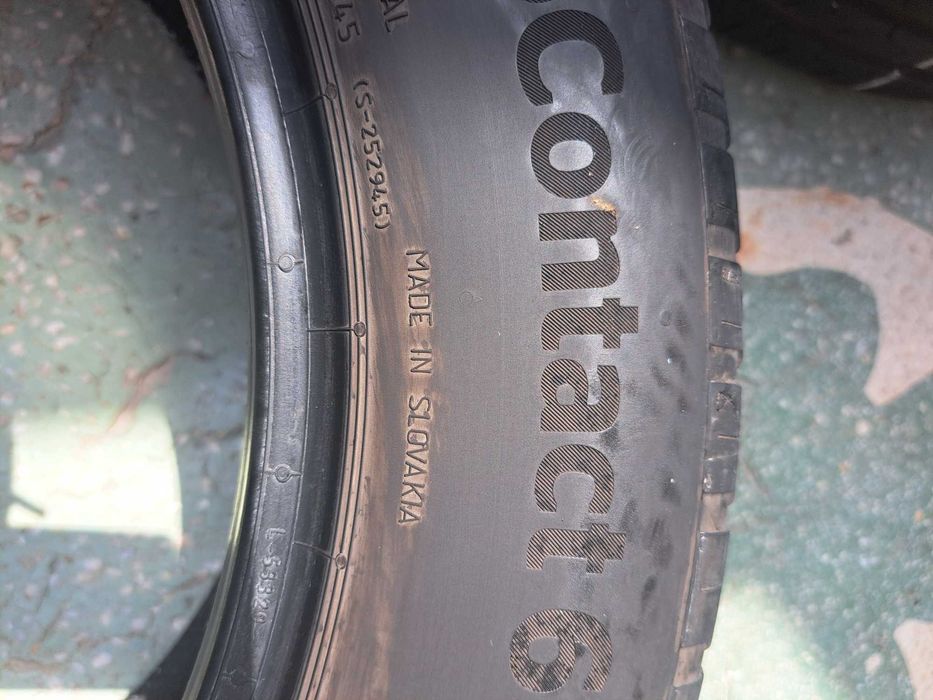 Летни гуми 225 55 17  continental conti eco contact 6 дот 2021г 4 броя