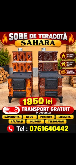 Sobă de teracotă Sahara