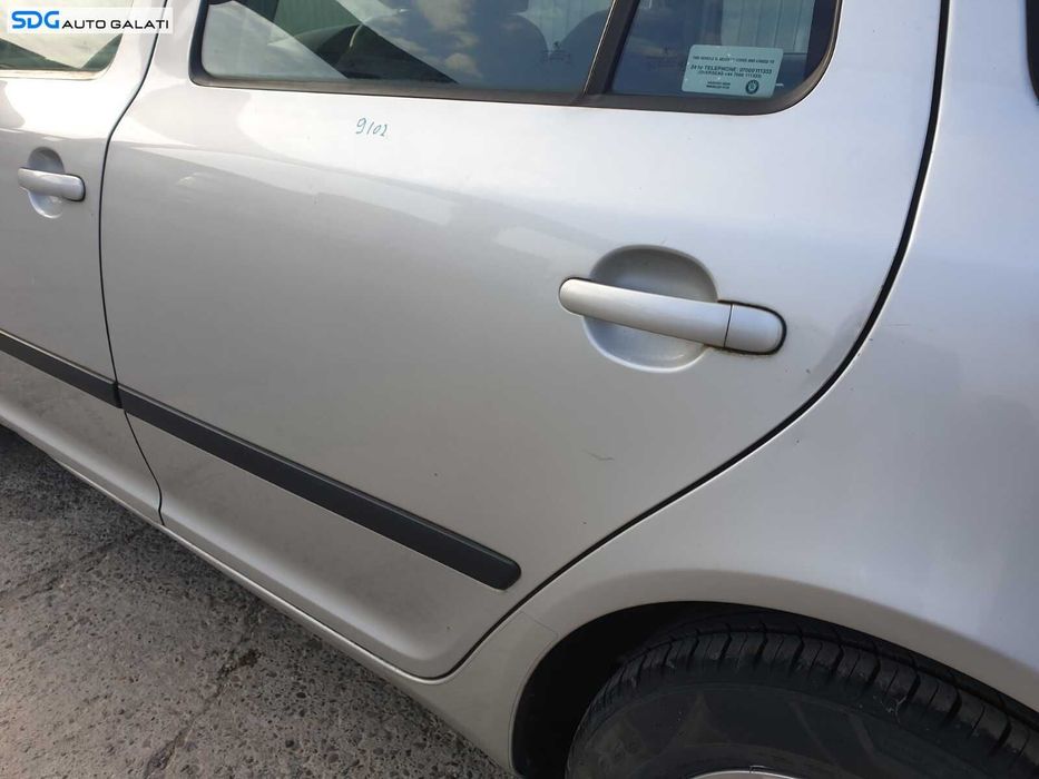 Usa Usi Portiera Portiere Stanga Spate Dezechipata Skoda Octavia 2 Break Combi 2004 - 2008 Culoare 9102