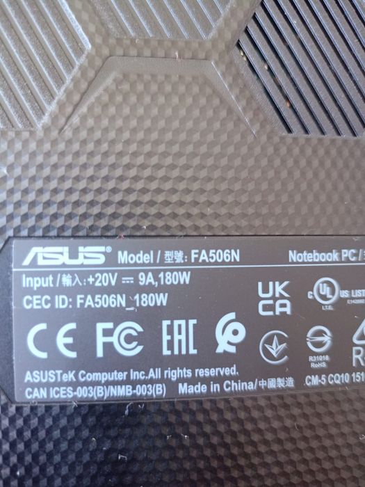 ASUS TUF Gaming A15 срочно продам