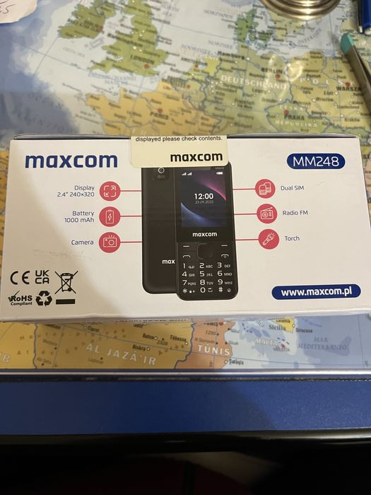 Telefon mobil Maxcom cu taste mari