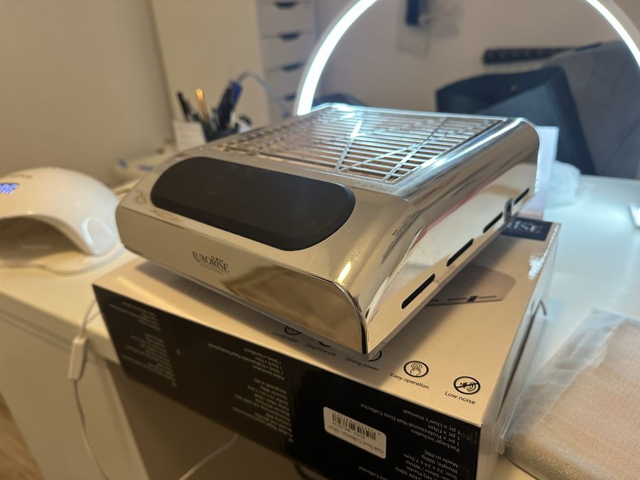 Aspirator Praf Unghii 80W SmartPRO Ultra Luxorise, Silver