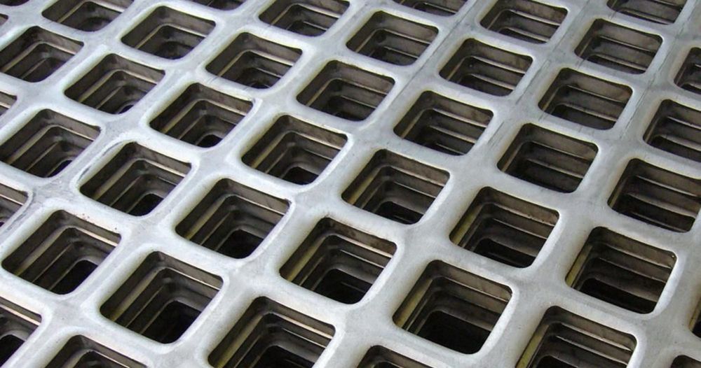 Tabla de inox aluminiu si otel perforata