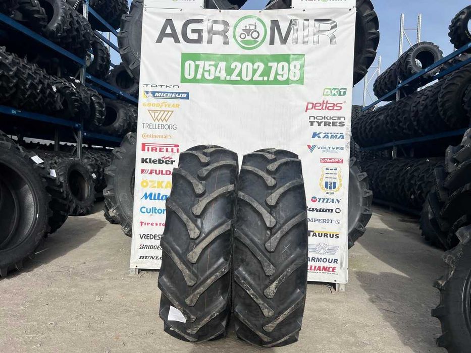 16.9-24 cu 8 pliuri cauciucuri noi marca CEAT pentru tractor fata
