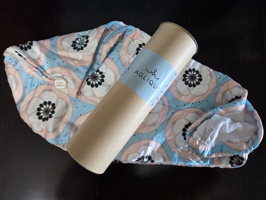 Кърпа-тюрбан за подсушаване на коса от българския бранд Aglique &