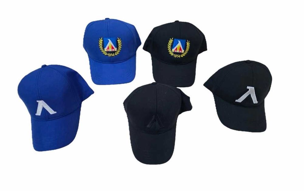 Шапка Левски София София бродерия 5модела Черно с черно, бяло, Синьо