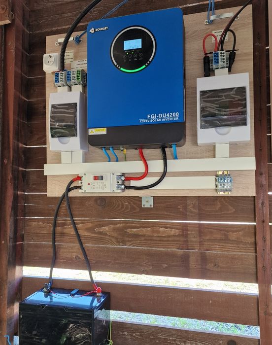 Sistem solar fotovoltaic ieftin  gata montat de 2 sau 4.2 kw