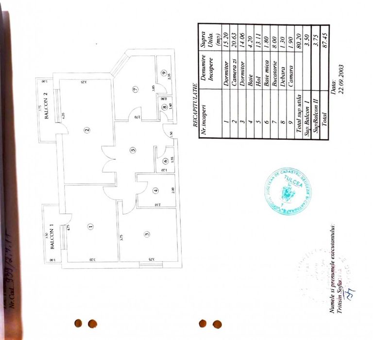 De vanzare apartament in orasul Tulcea