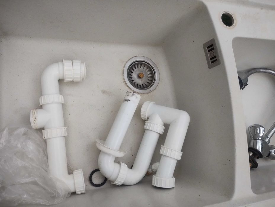 Кухненска мивка с две корита