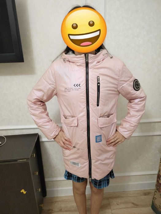 Весенняя куртка детская. Рост 158см