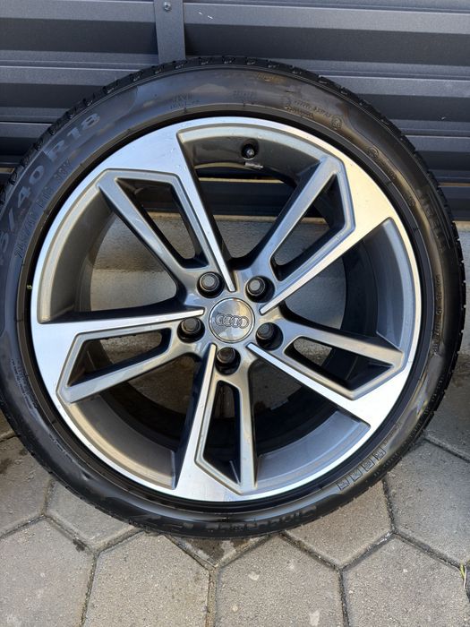 Jante 18 BBS originale Audi 5x112 Cauciucuri vara 245/40
