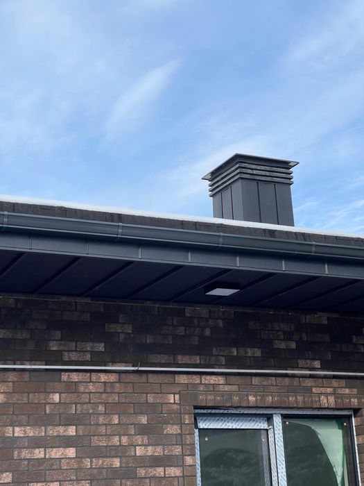 Монтаж черепицы, водостоков, сайдинга