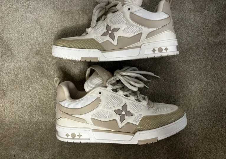 #COOL# Louis Vuitton LV Skate Crem - Verificare Colet -