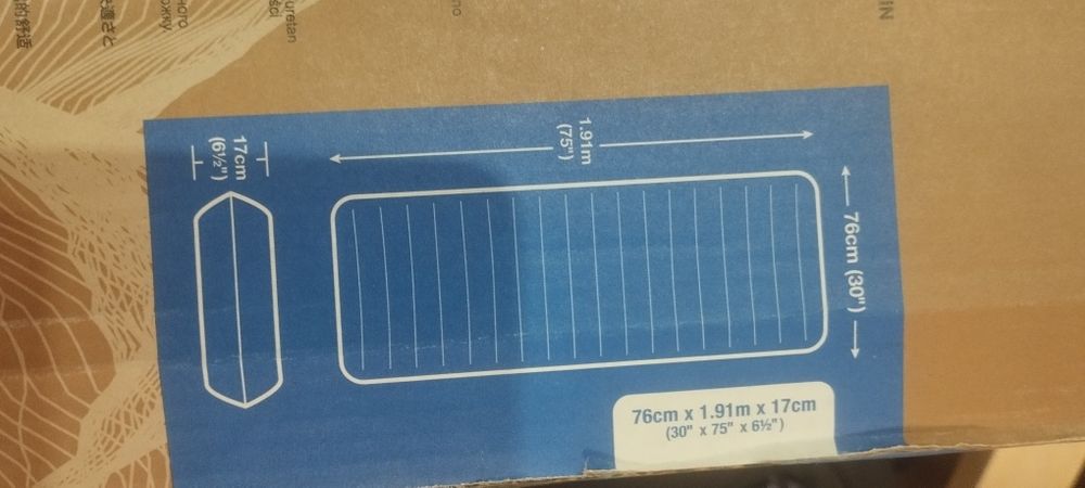 Надуваем матрак INTEX TruAir Dura-Beam