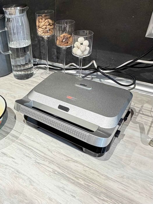 Электрогриль-сэндвичница BRAUN SM5006 | 3 в 1, сменные панели, мощный