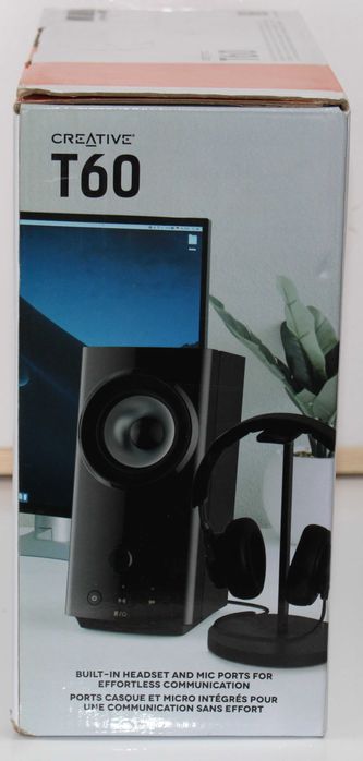 Creative T60 2.0 Speakers 60W Bluetooth 5.0 Black Тонколони
