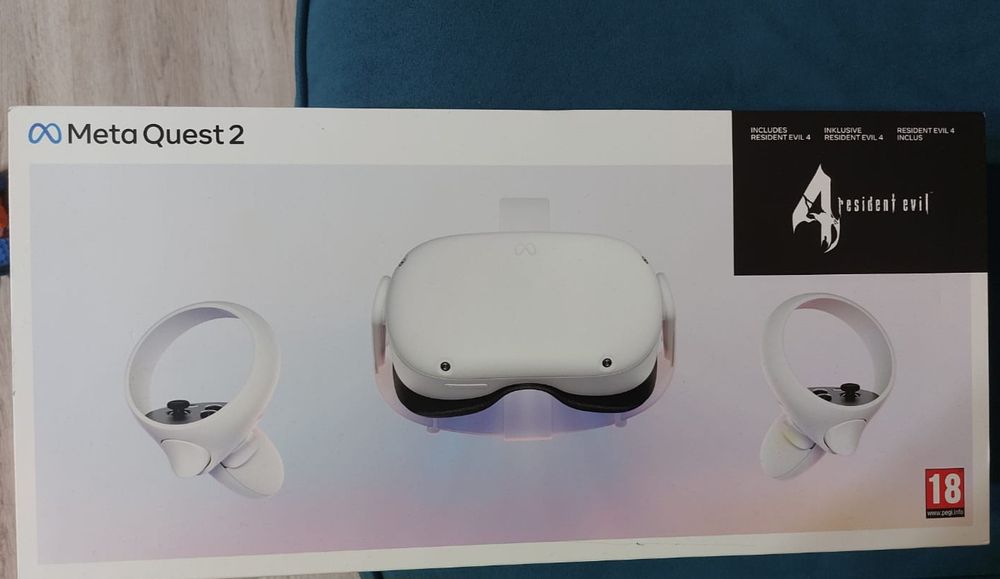 Ochelari VR impecabili Meta Oculus Quest 2 128GB + Joc Resident Evil 4
