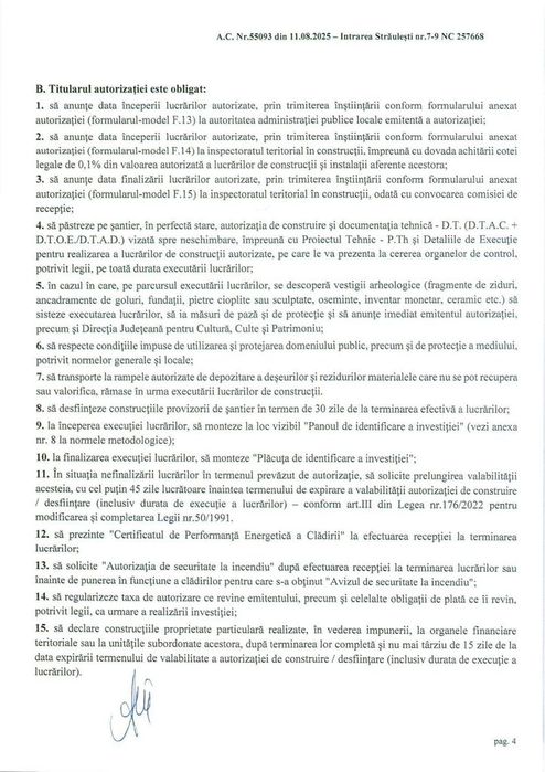 Proiect rezidențial cu AC – 29 apartamente – 4.330 mp – 35 parcări – S