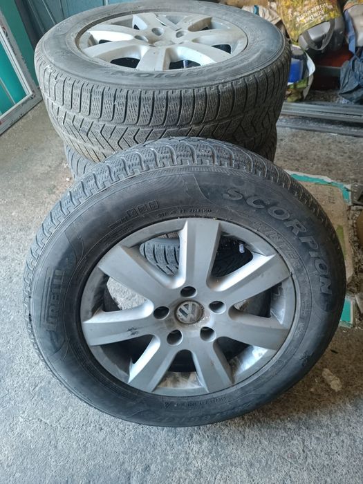 Jante Sonora Touareg 7P 235/65 R17 P+cauciucuri M+S Pirelli