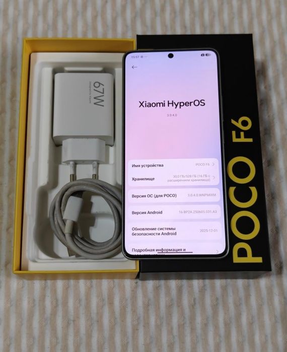 Продам Poco F6 512/12+6gb 5G