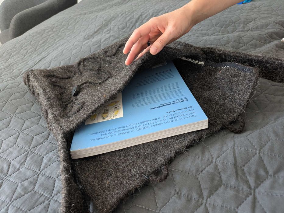 Traistă tradițională de lână - Cusută manual