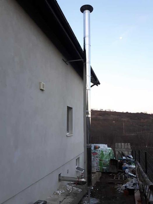 Cos de fum din inox izolat 200 / 250 x 5 m