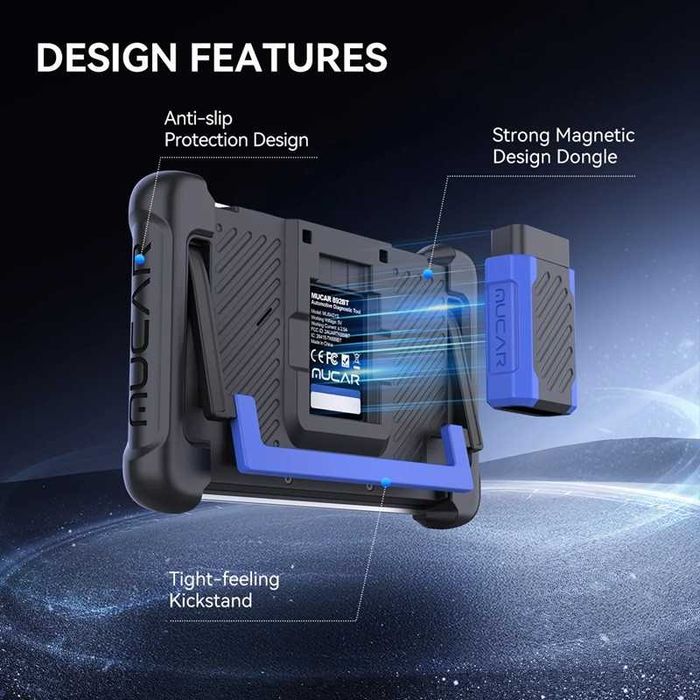 MUCAR 892BT,Автодиагностика на Български, 35 ресет,AI,Доживотен ъпдейт