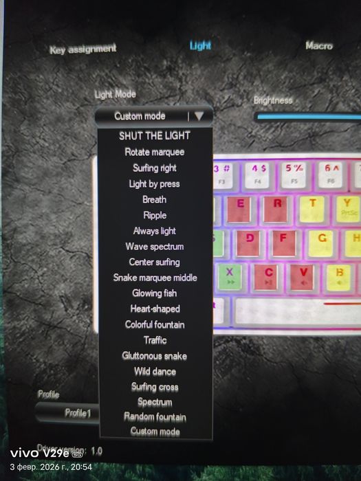 Клавиатура VRTK VT-61