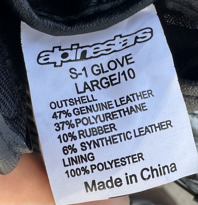 alpinestars перчатка