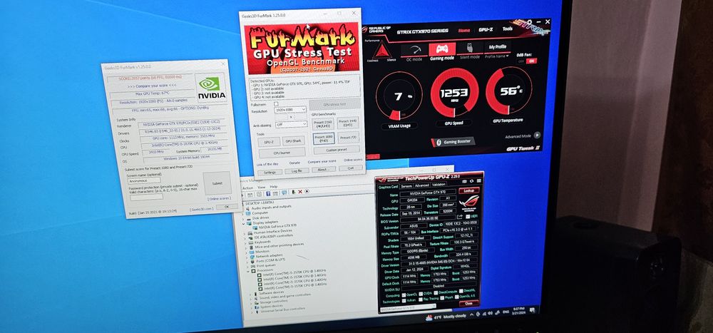 Placa video ASUS GeForce GTX 970 STRIX OC 4GB GDDR5 256-bit la 270 ro