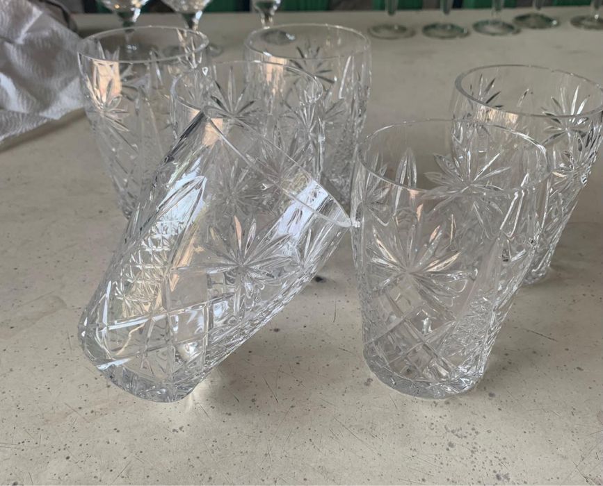 Продам рюмки  стекло и хрусталь времен СССР