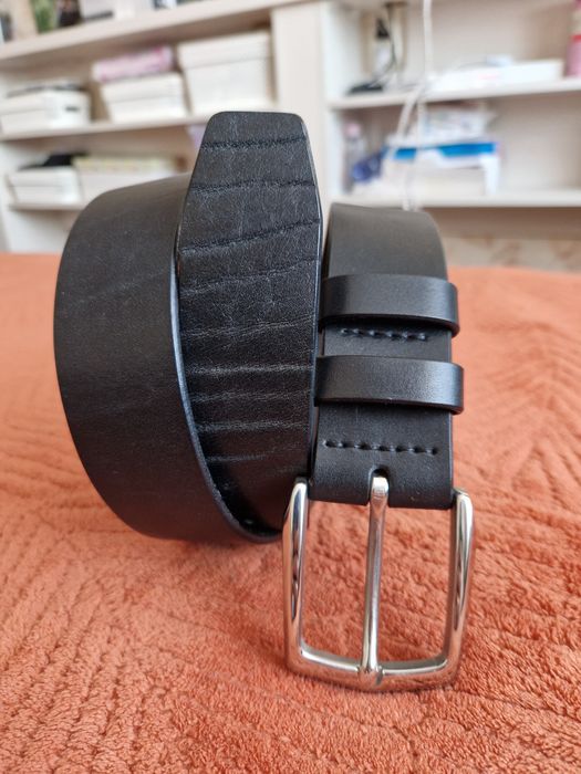 Кожаный ремень.ручная работа