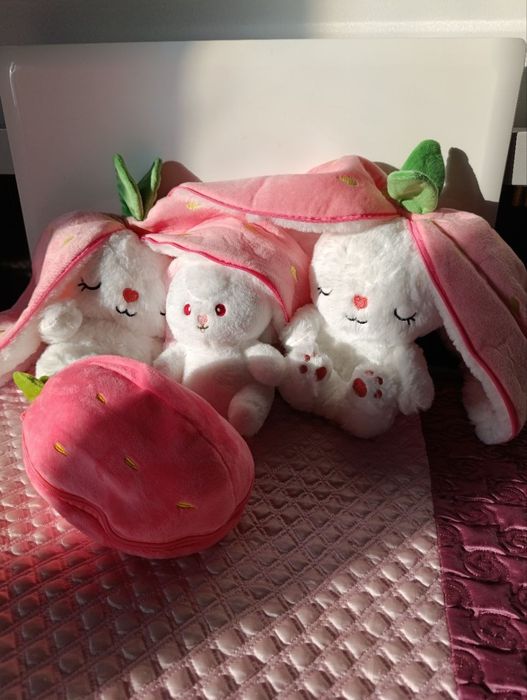 Дыщащая игрушка зайка