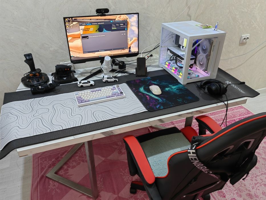 Игровой ПК в белом цвете