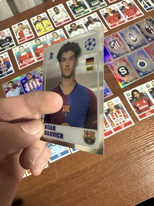 Карточки футболистов 65 штук (стикеры) Лига чемпионов 2024/2025 Topps