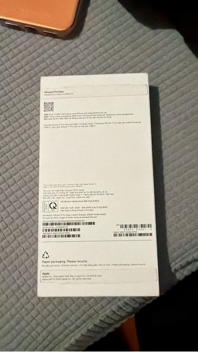 Iphone 17pro max 256