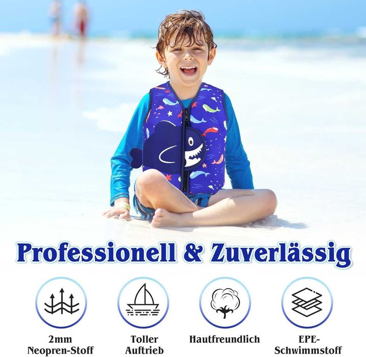 Неопренова детска жилетка 3-6 години от Nigecue