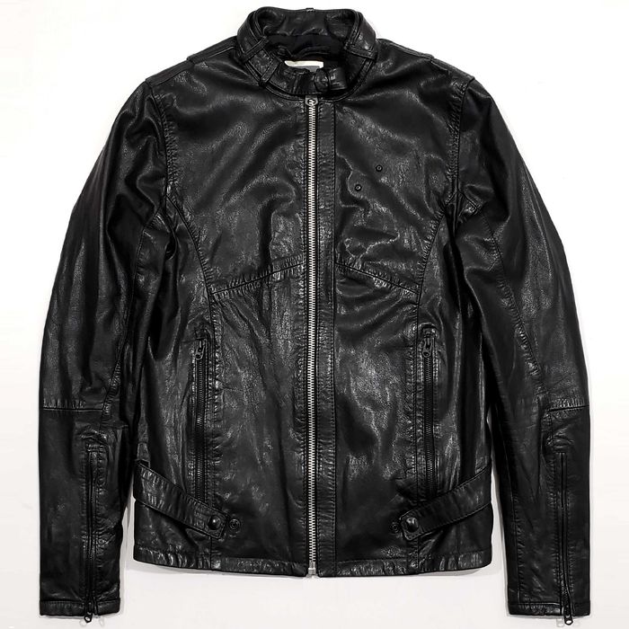 G-STAR RAW Chopper Leather Jacket Оригинално Кожено Яке S