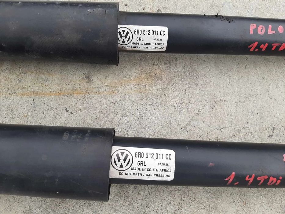 set amortizoare telescoape spate  vw polo 6r cross 2017  1.4 tdi cus  6r0512011cc