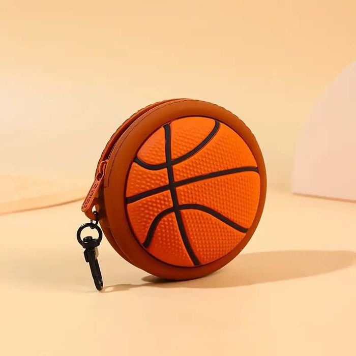 Баскетболна топка чанта/портмоне Шикозна Силиконова