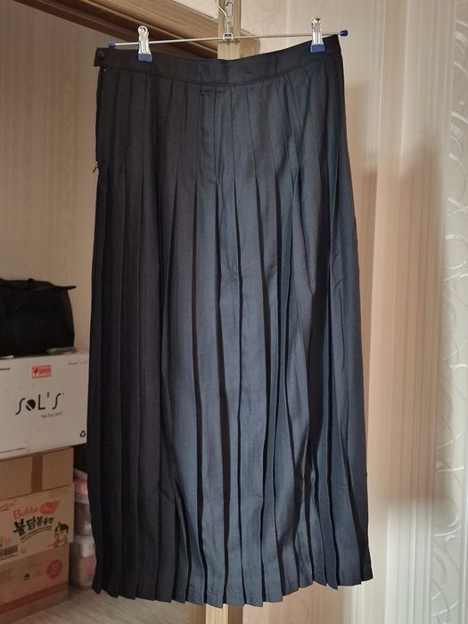 Юбка длинная, черная