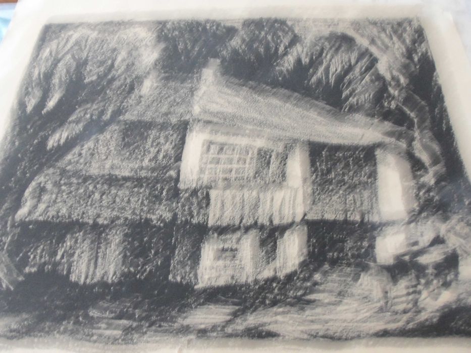 Оригинална графика, подписана, 1973 г., българска школа.