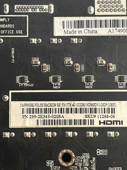 Placa video Rx570 4gb impecabila